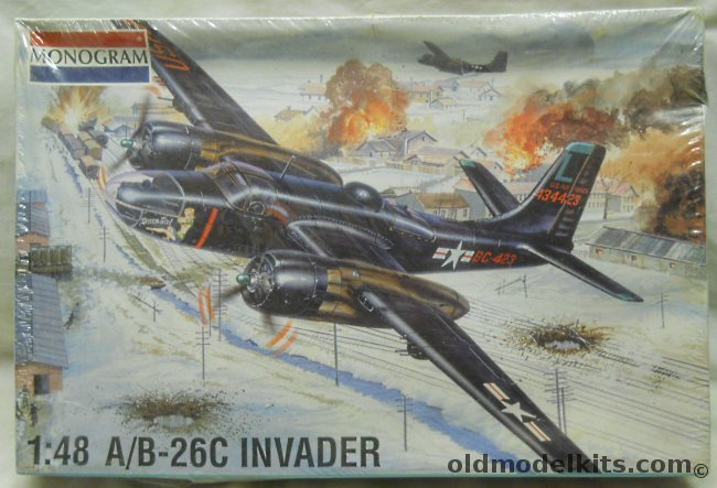 Monogram 1/48 A/B-26C Invader - (A-26  B-26), 85-5508 plastic model kit